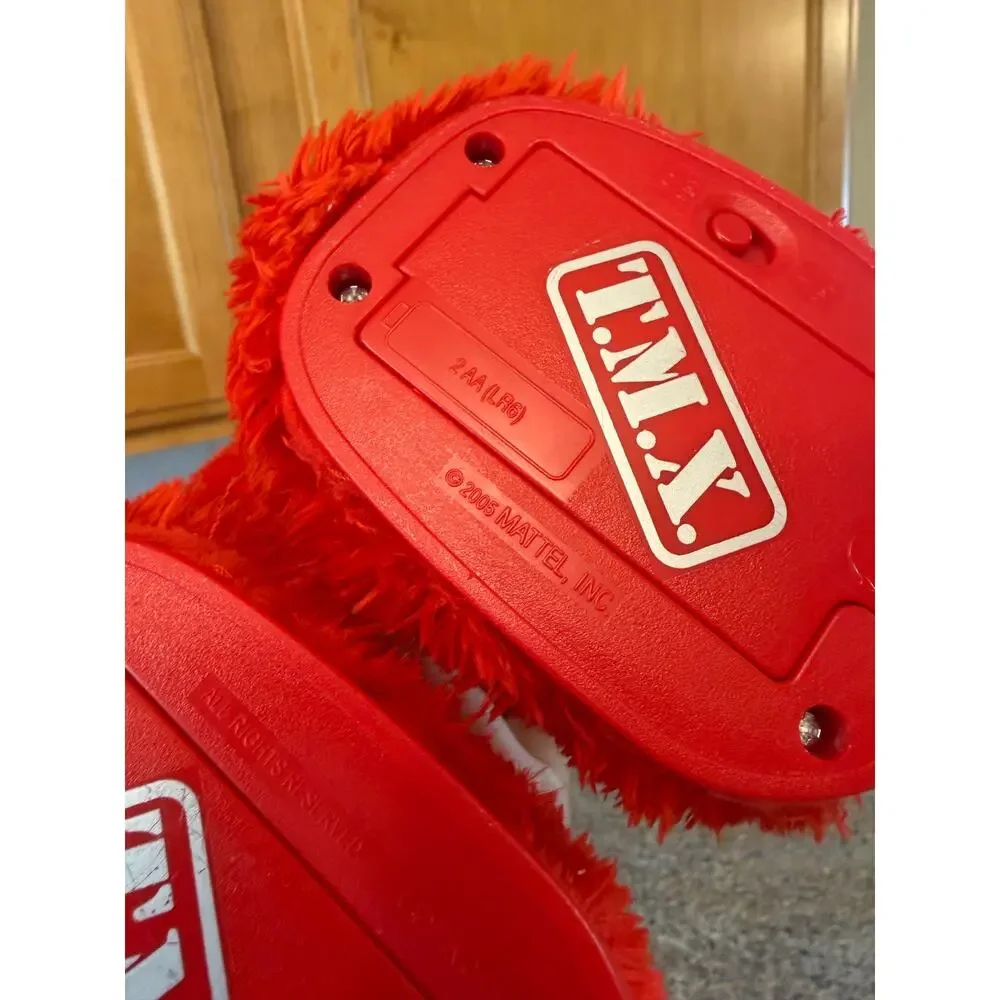 2005 TMX Tickle Me Elmo Electronic Plush Doll Talks Laughs Rolls Gets Up Tested